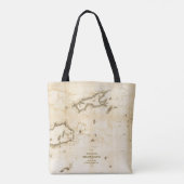 Tote Bag Diagramme du groupe de Viti ou des îles fidji (Dos)