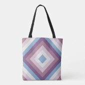 Tote Bag Diamant de fleur de lavande (Dos)