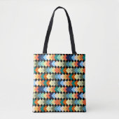 Tote Bag Diamants de couleur claire (Devant)