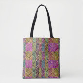 Tote Bag Diamants de Earthy Boho | Inspiré par l'Afrique (Devant)