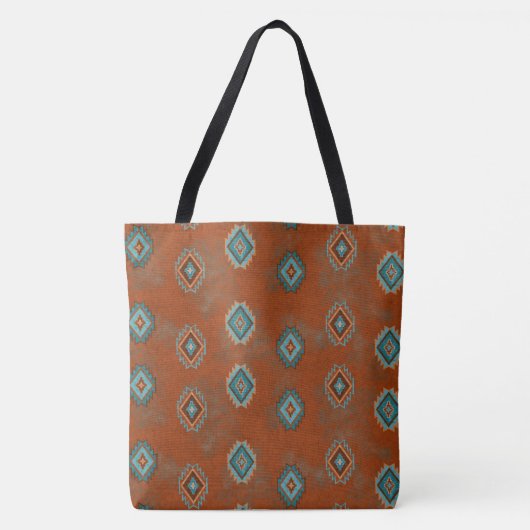 Tote Bag Diamants du sud-ouest Motif géométrique (Devant)