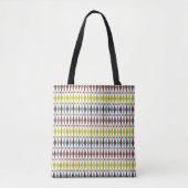 Tote Bag Diamants et Starburts (Devant)