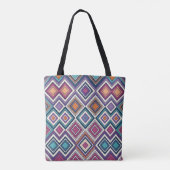 Tote Bag Diamants Géométriques (Dos)
