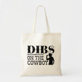 Tote Bag Dibs Sur Le Cowboy (Devant)