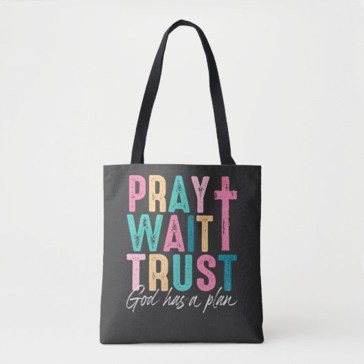 Tote Bag Dieu A Un Plan (Devant)