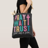 Tote Bag Dieu A Un Plan (De près)