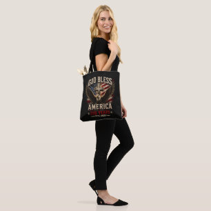 Tote Bag Dieu Bénisse l'Amérique 250 Ans 1776-2026