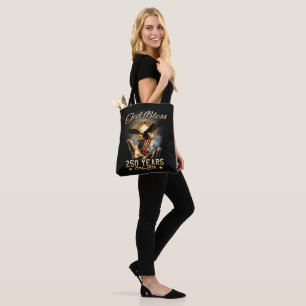 Tote Bag Dieu Bénisse l'Amérique 250 Ans 1776-2026