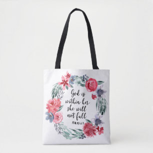 Tote Bag Dieu en elle ne tombera pas