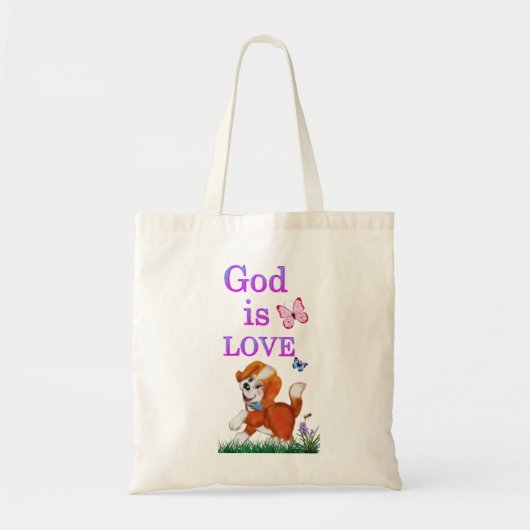 Tote Bag Dieu est amour (Devant)