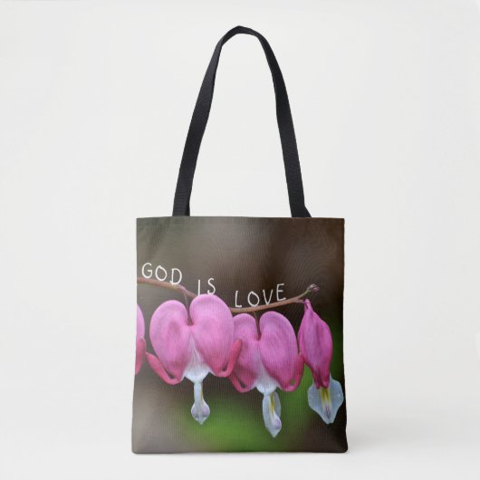 Tote Bag Dieu est coeur d'amour (Devant)