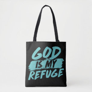 Tote Bag Dieu est mon Refuge Fourre-tout