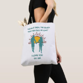 Tote Bag Dieu les a faits Amour de plage Luxe (De près)