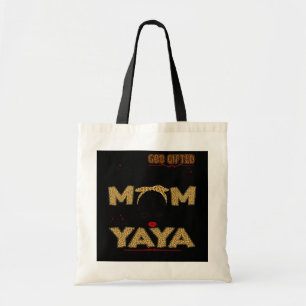 Tote Bag Dieu M'A Donné Deux Titres Maman Et YAYA Wink Eye