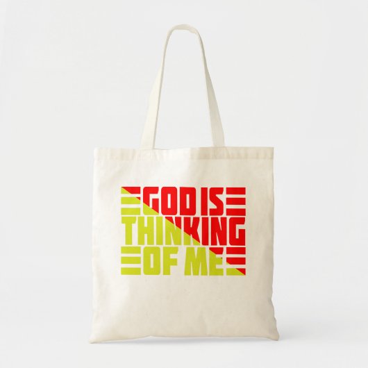 TOTE BAG DIEU ME PENSE (Devant)
