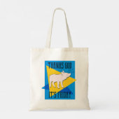 Tote Bag Dieu merci c'est vendredi (Dos)