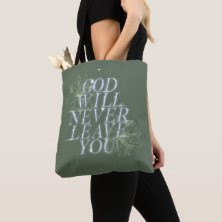 Tote Bag Dieu ne te quittera jamais