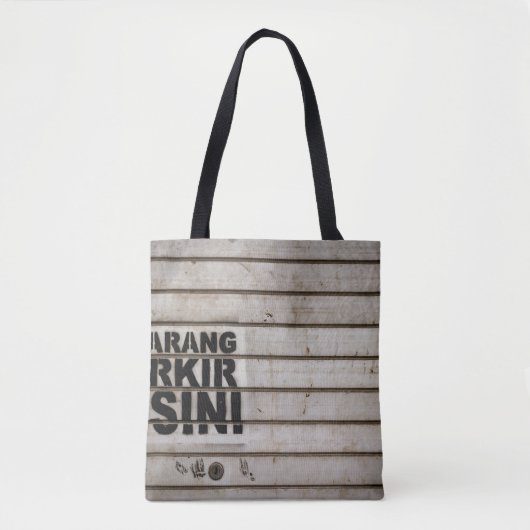 Tote Bag Dilarang parkir disini (Devant)