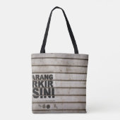 Tote Bag Dilarang parkir disini (Dos)