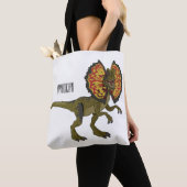 Tote Bag Dilophosaurus dessin animé (De près)