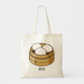 Tote Bag Dim sum dessin animé (Devant)