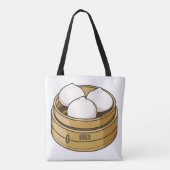 Tote Bag Dim sum dessin animé (Dos)