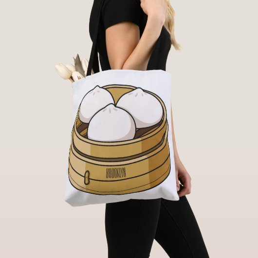 Tote Bag Dim sum dessin animé (De près)