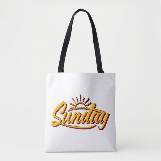 TOTE BAG DIMANCHE MEILLEUR ÉTÉ (Devant)