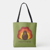 Tote Bag Dinde de Thanksgiving (Dos)