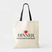 Tote Bag Dîner chacun invité (Devant)