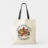 Tote Bag Dîner de fruits de mer au homard Clambake New Engl (Dos)