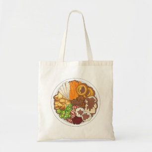 Tote Bag Dîner de Noël britannique fête de la Turquie