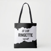 Tote Bag Dîner Sleep Ringette Répéter Les Cadeaux Du Lecteu (Devant)