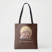 Tote Bag Dingue hérisson dame ajouter du texte (Devant)