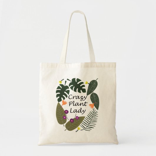 Tote Bag Dingue plante dame Funny Cadeau pour la maison Ama (Devant)
