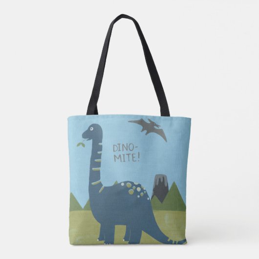 Tote Bag Dino-mite Dinosaur (Dos)