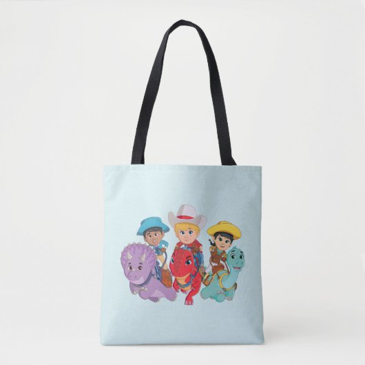 Tote Bag Dino Ranch Friends Design (Devant)