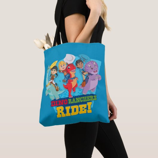 Tote Bag Dino Ranch | Les Ranchers Ride ! (De près)