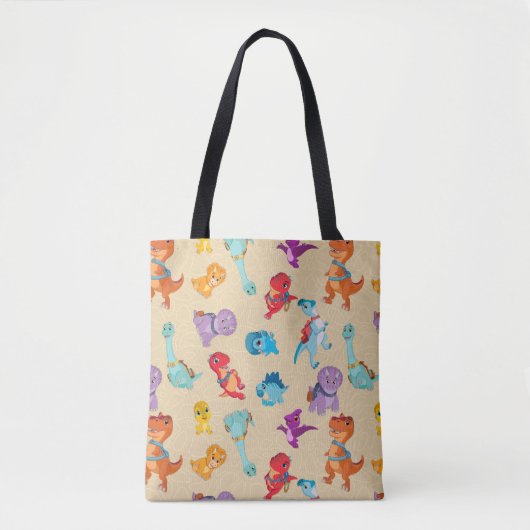 Tote Bag Dino Ranch | Un Motif d'aventure Dinosaur (Devant)