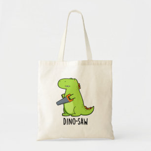 Tote Bag Dino-scie Funny Dinosaur Tool Pun