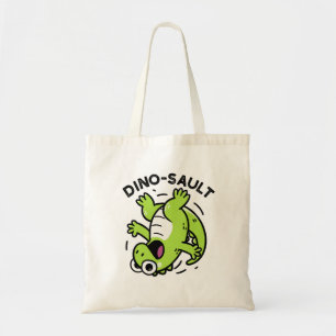 Tote Bag Dinosault Funny Dinosaur Pun