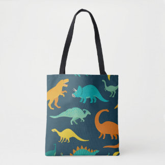 Tote Bag Dinosaur Adventure : Papier peint de la crèche pou
