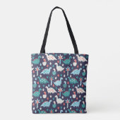 Tote Bag Dinosaur Aventure Design sans faille (Dos)