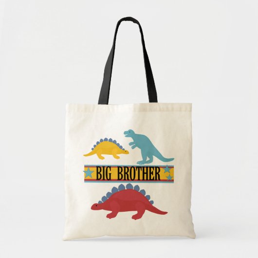Tote Bag Dinosaur Big Brother (Devant)