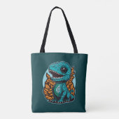 Tote Bag Dinosaure Bébé mignon (Dos)
