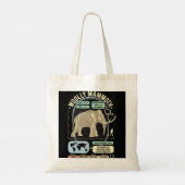 Tote Bag Dinosaure Facts - Wooly Mammoth Science ' Anatomie (Dos)