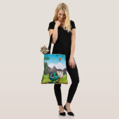 Tote Bag dinosaure mignon et drôle (Sur le modèle)