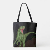 Tote Bag Dinosaure - Nuit Préhistorique (Dos)