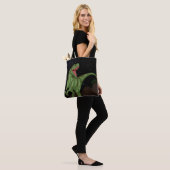Tote Bag Dinosaure - Nuit Préhistorique (Sur le modèle)