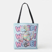 Tote Bag Dinosaure, roue!!! (Dos)